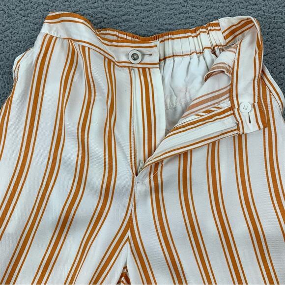 Maeve by Anthropologie Women's Sunshine Wide-Leg Striped Pants  -  Size: 10 - Picture 8 of 16